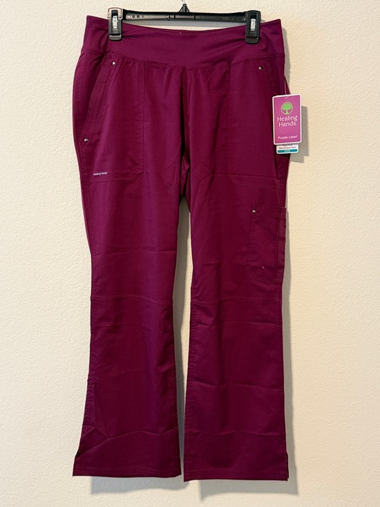 Healing Hands Other - Women's Scrub Pants Healing Hands Yoga Knit Waistband Purple Label Medical Nurse